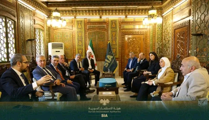 هيئة الاستثمار تبحث التعاون مع الجمعية السورية في بريطانيا