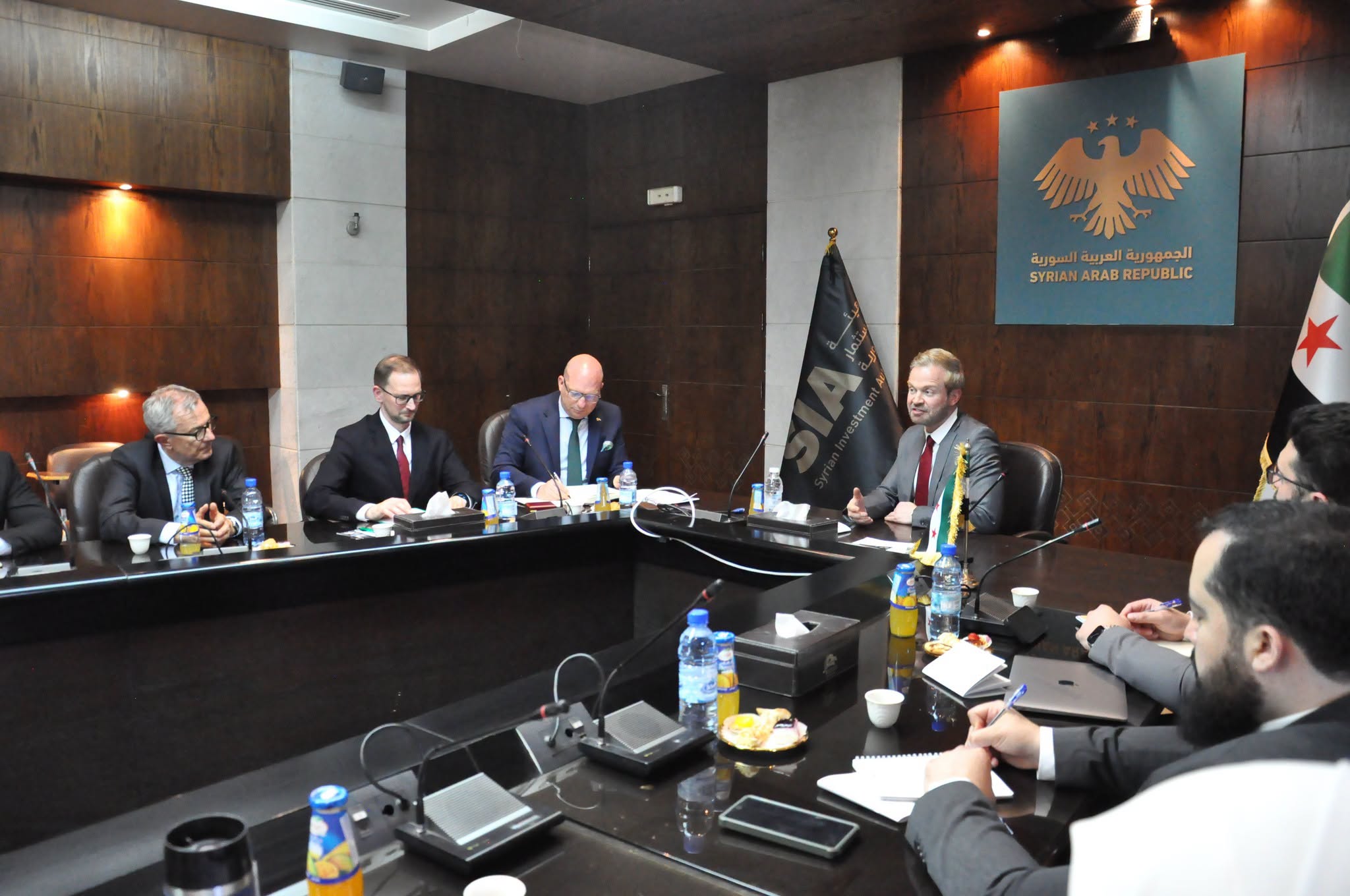 رئيس هيئة الاستثمار السورية يستقبل وفداً استثمارياً ألمانياً لبحث آفاق الشراكة والاستثمار في سوريا
