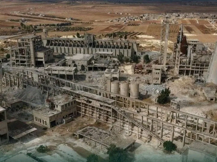 إطلاق مشروع إعادة تأهيل وتشغيل معمل إسمنت المسلمية في حلب 